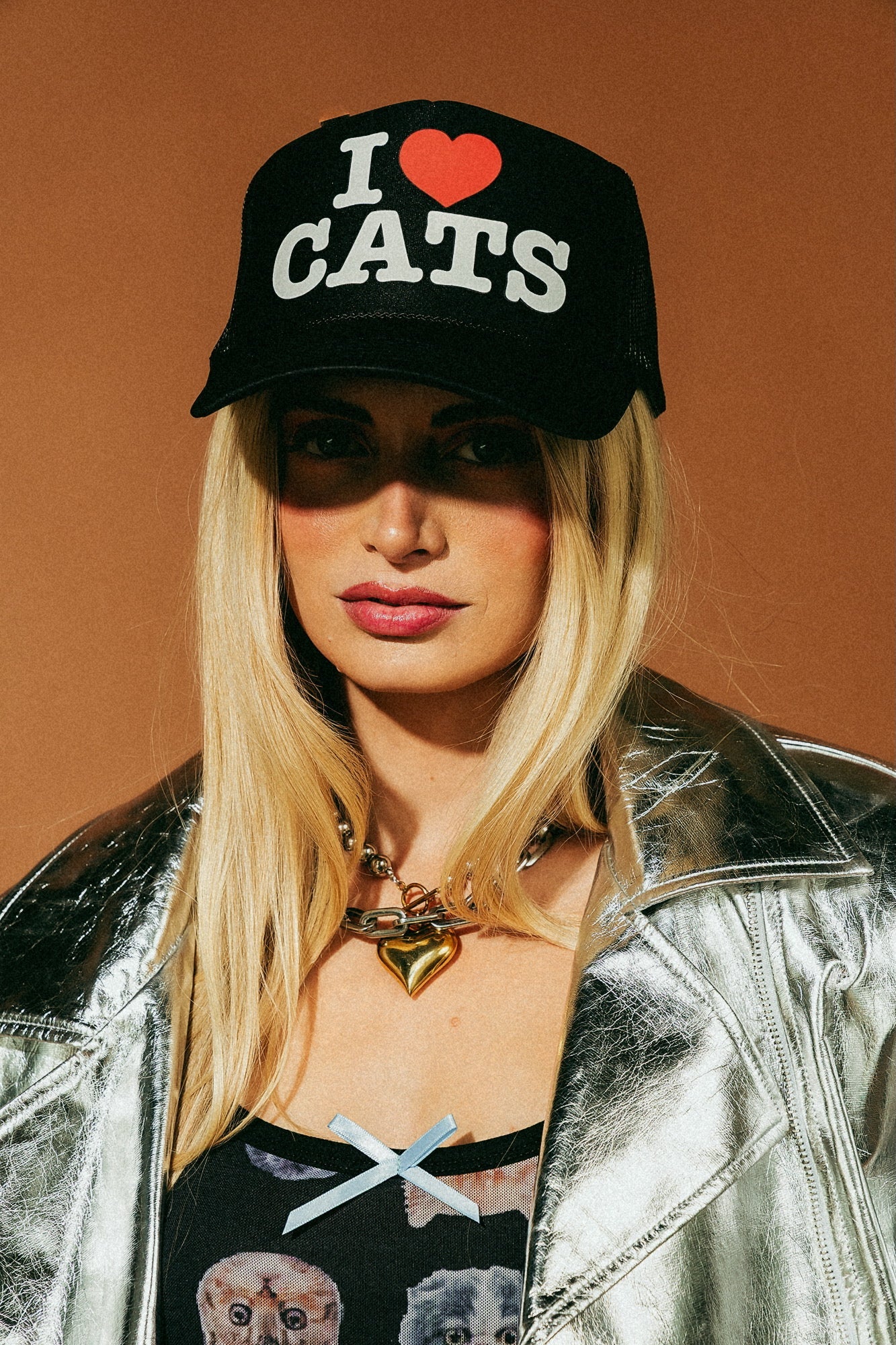 I Heart Cats Trucker Hat - Dressed in Lala