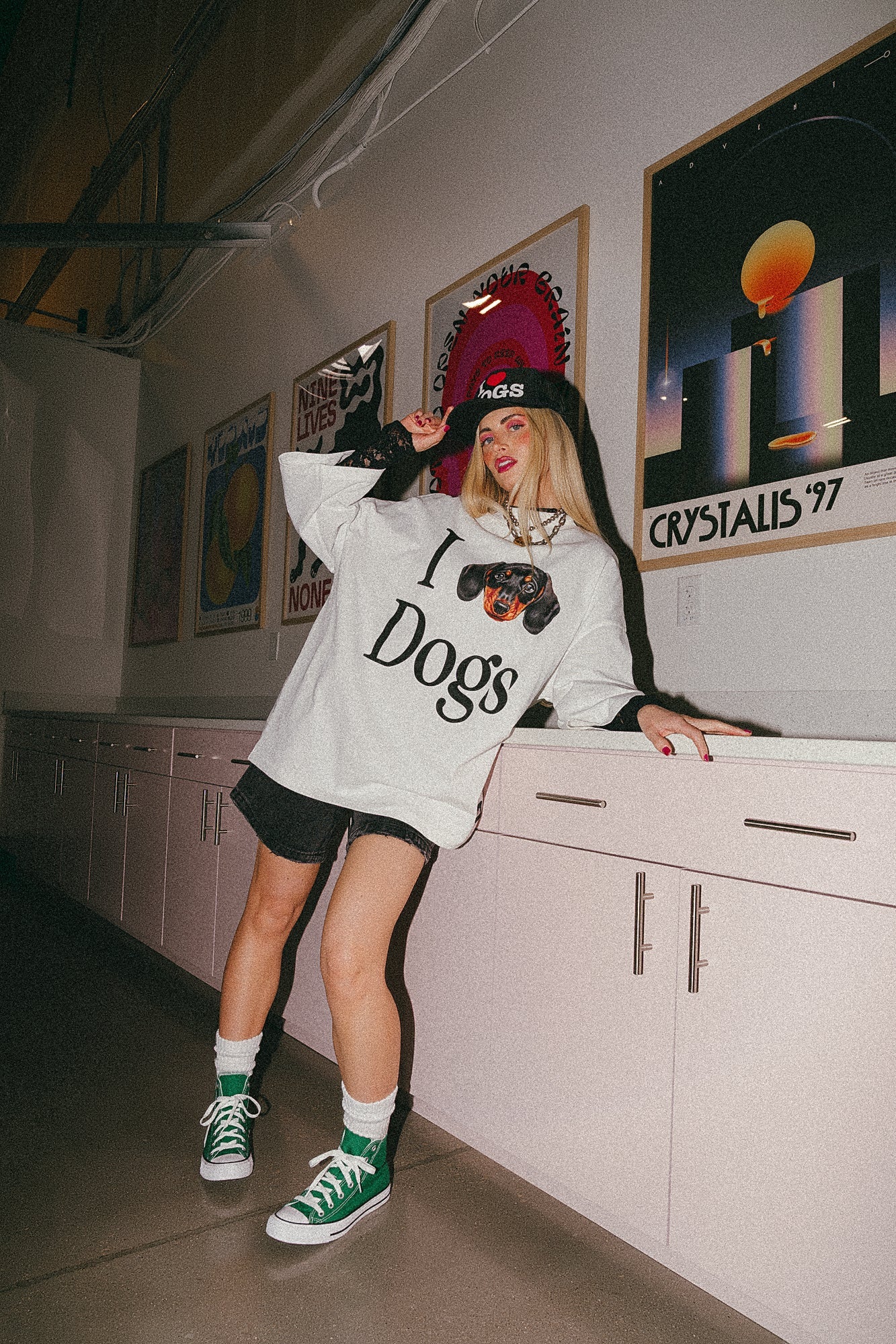 I Love Dogs Heavyweight Cotton Dream Tee - Dressed in Lala