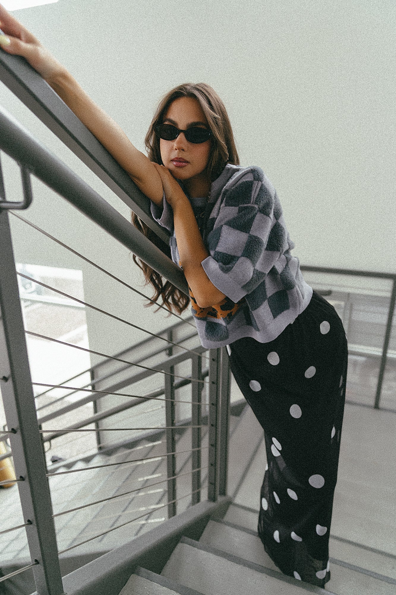I Love Paris Polka Dot Mesh Maxi Skirt - Dressed in Lala