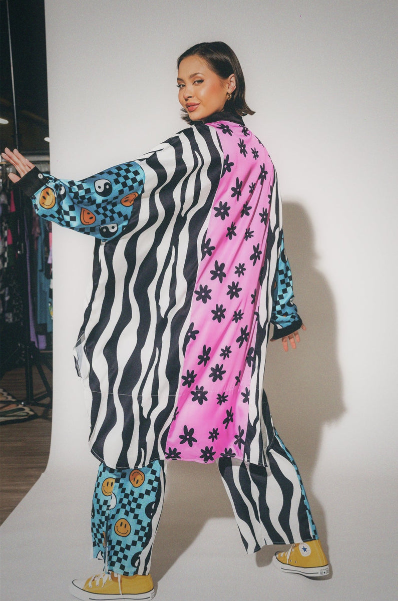 Lala Collared Satin Playsuit in More is More Dressed in Lala