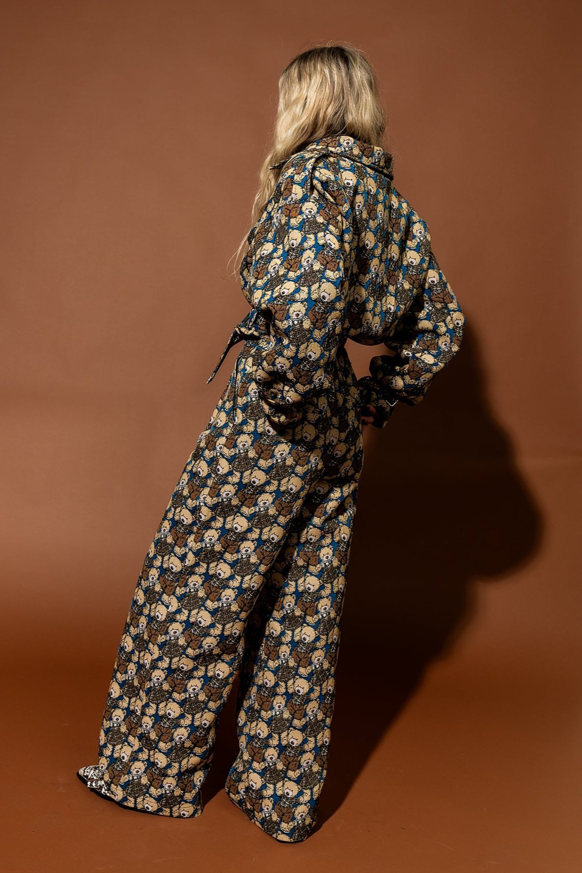 Inner Child Healing Teddy Jacquard Moto Jacket - Dressed in Lala