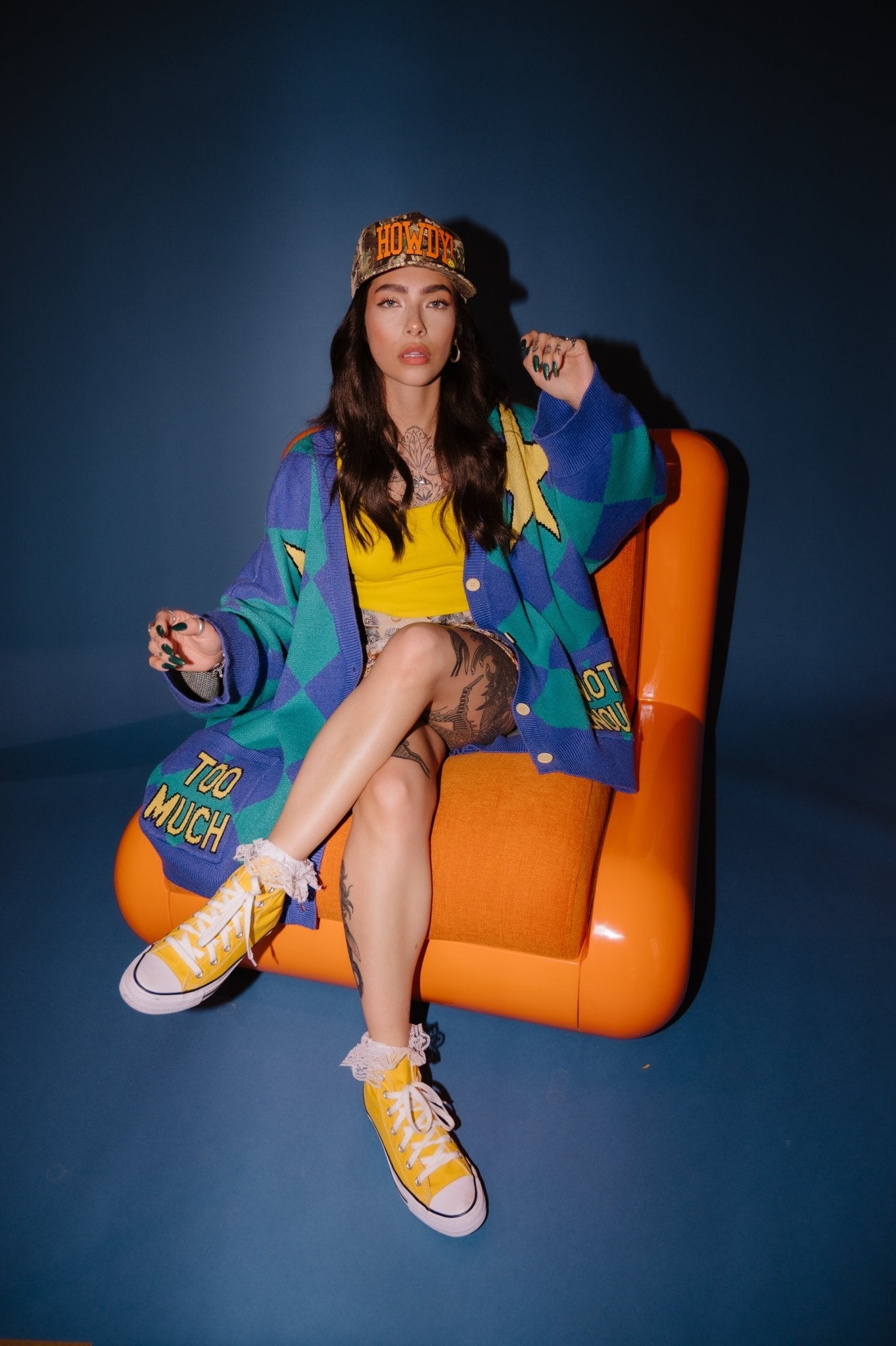 Just Right Oversized Clown Cardigan - Dressed in Lala