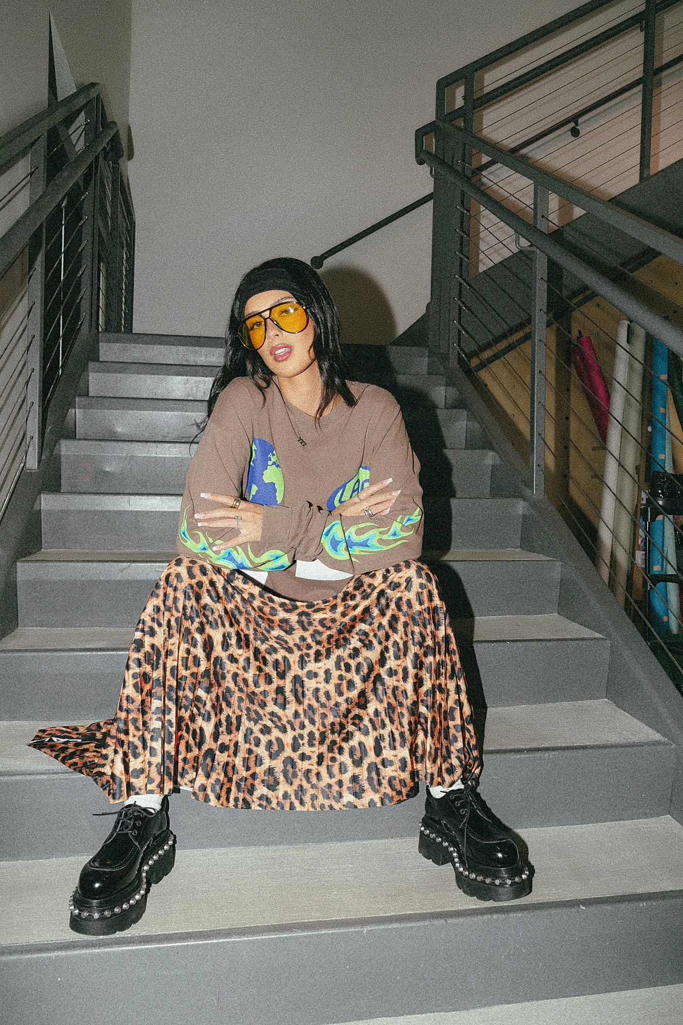 Karma's Got Your Back Oversized Long Sleeve Tee - Dressed in Lala