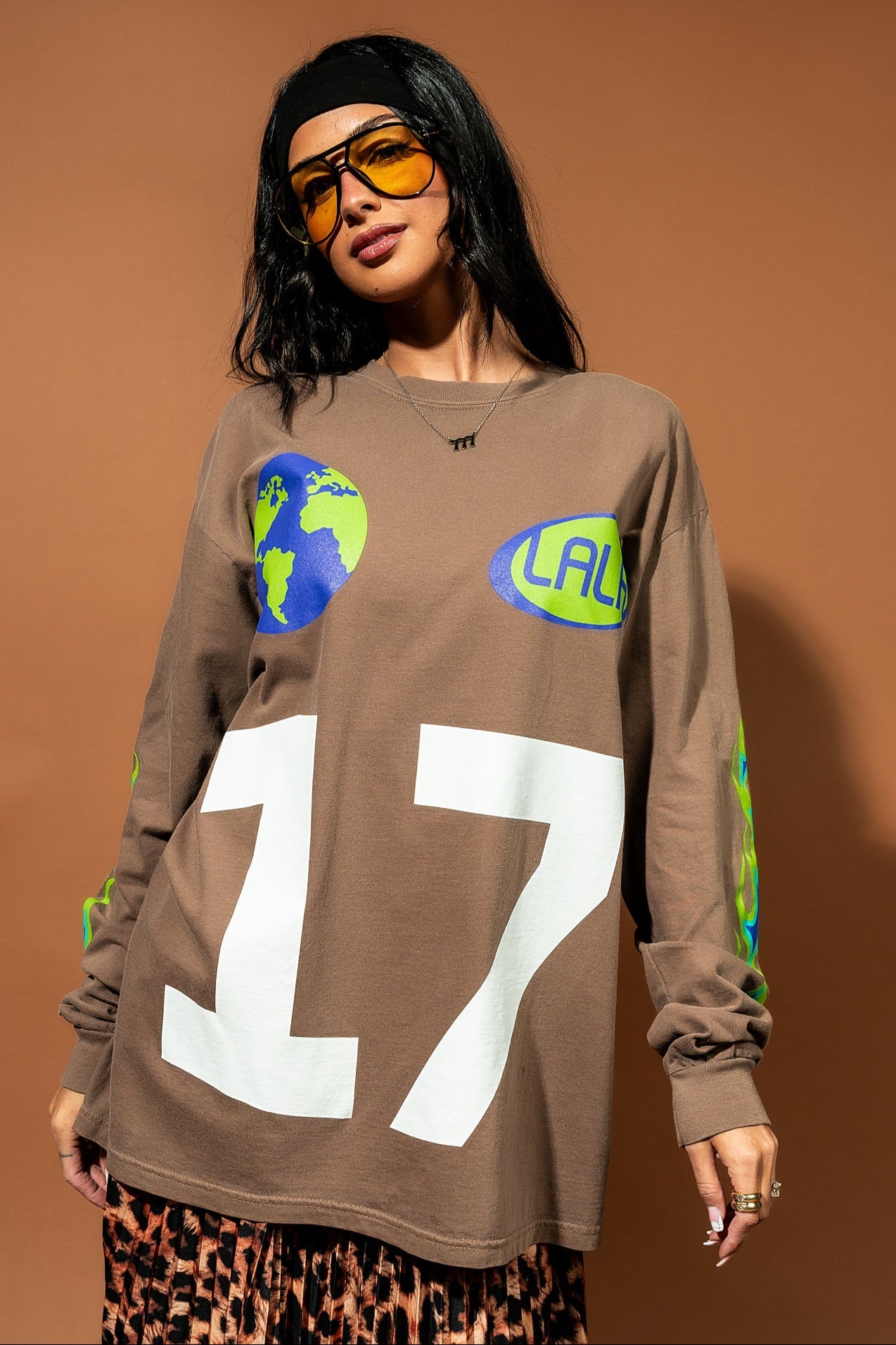 Karma's Got Your Back Oversized Long Sleeve Tee - Dressed in Lala
