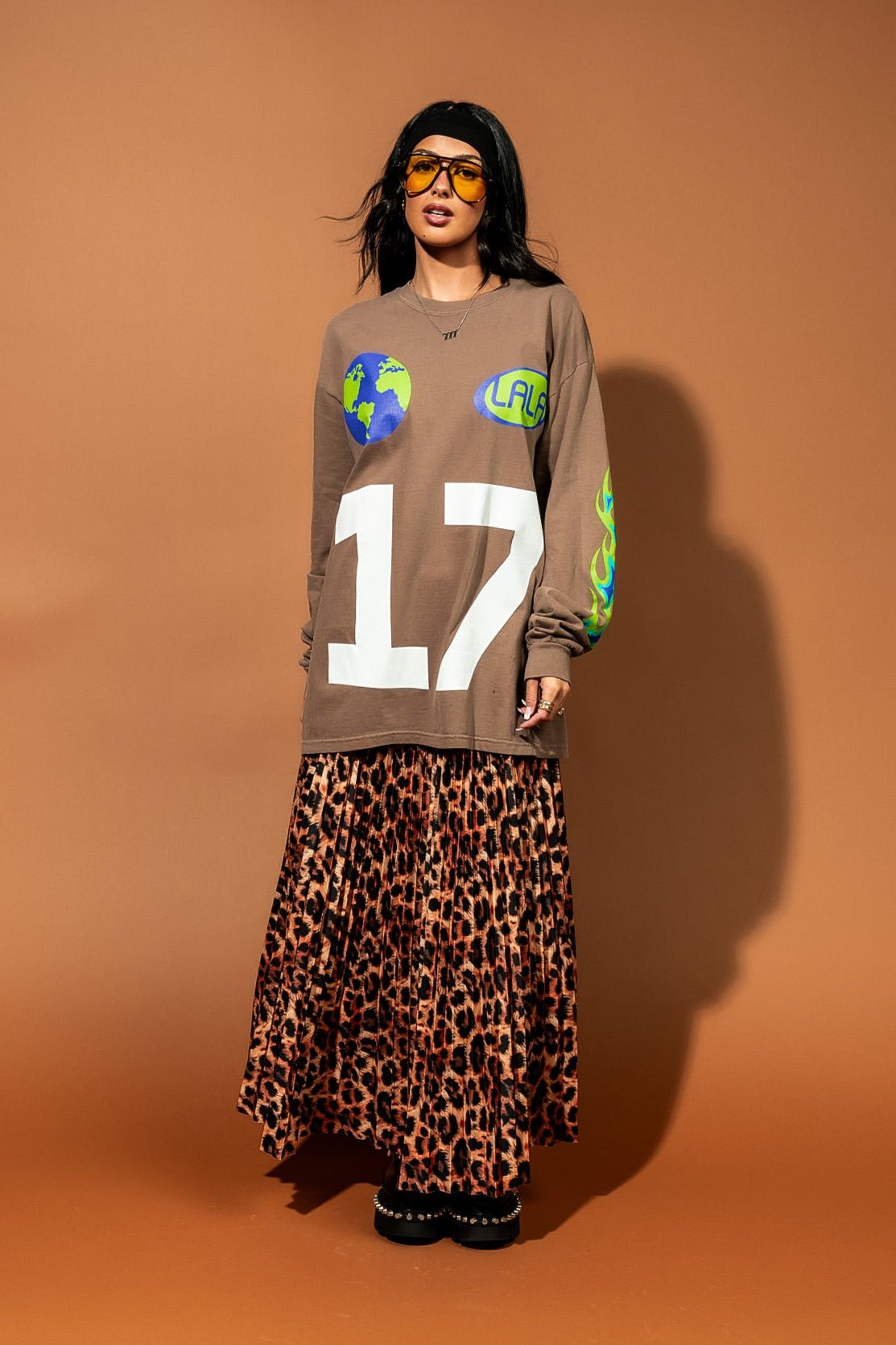 Karma's Got Your Back Oversized Long Sleeve Tee - Dressed in Lala
