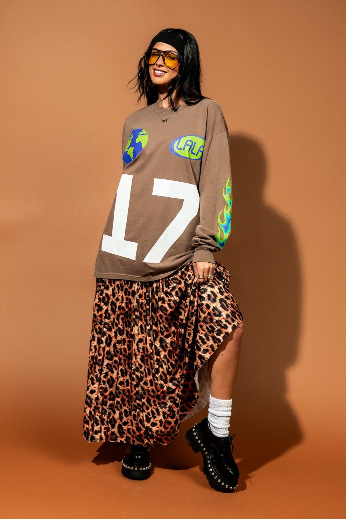 Karma's Got Your Back Oversized Long Sleeve Tee - Dressed in Lala