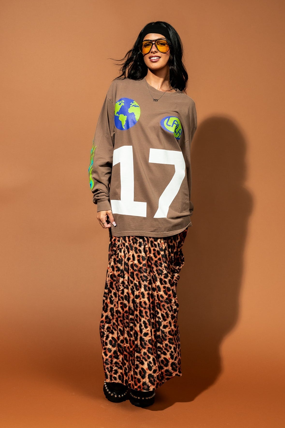 Karma's Got Your Back Oversized Long Sleeve Tee - Dressed in Lala