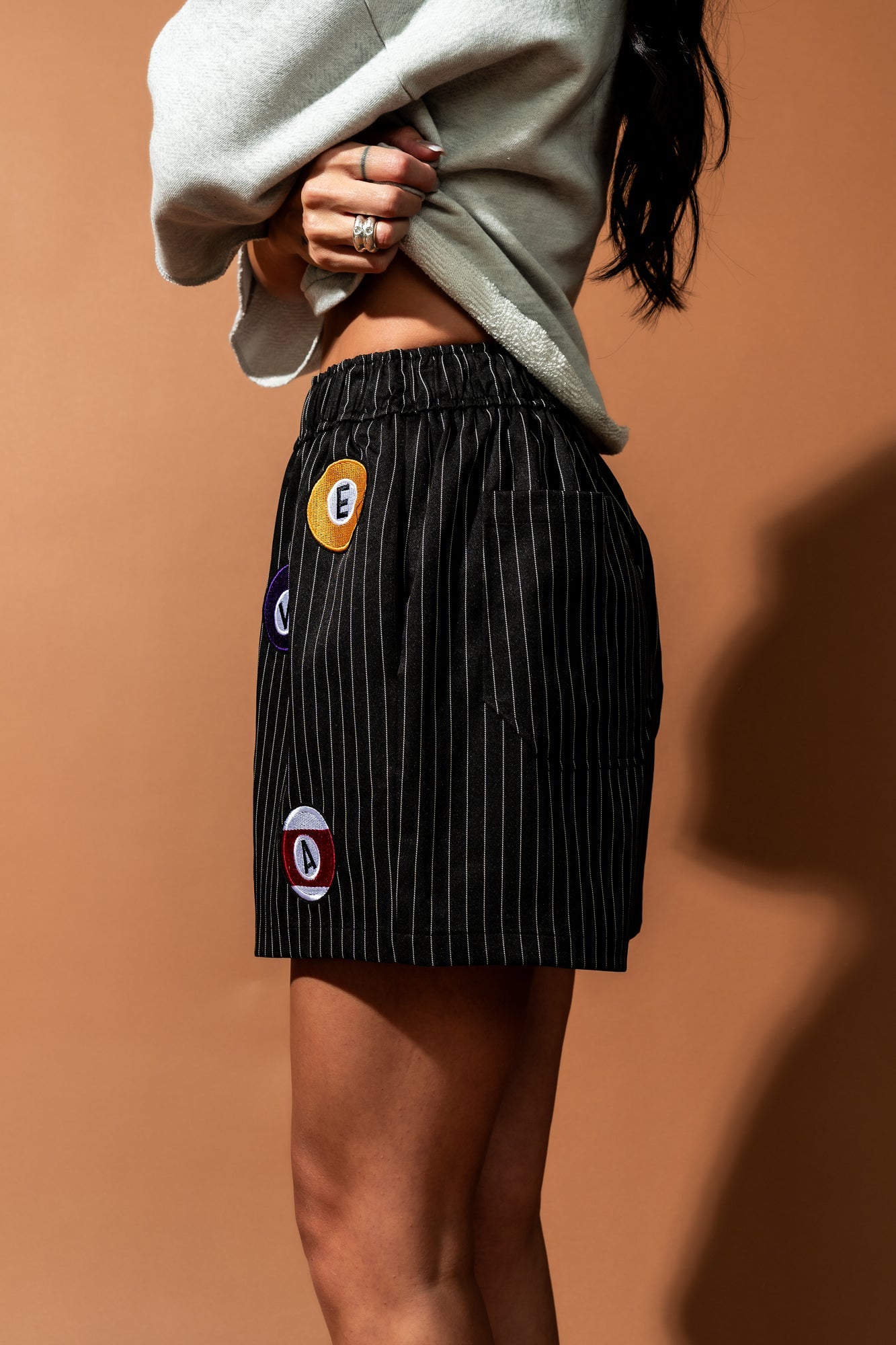 Lady Lala Luck Pinstripe Boxer Shorts - Dressed in Lala