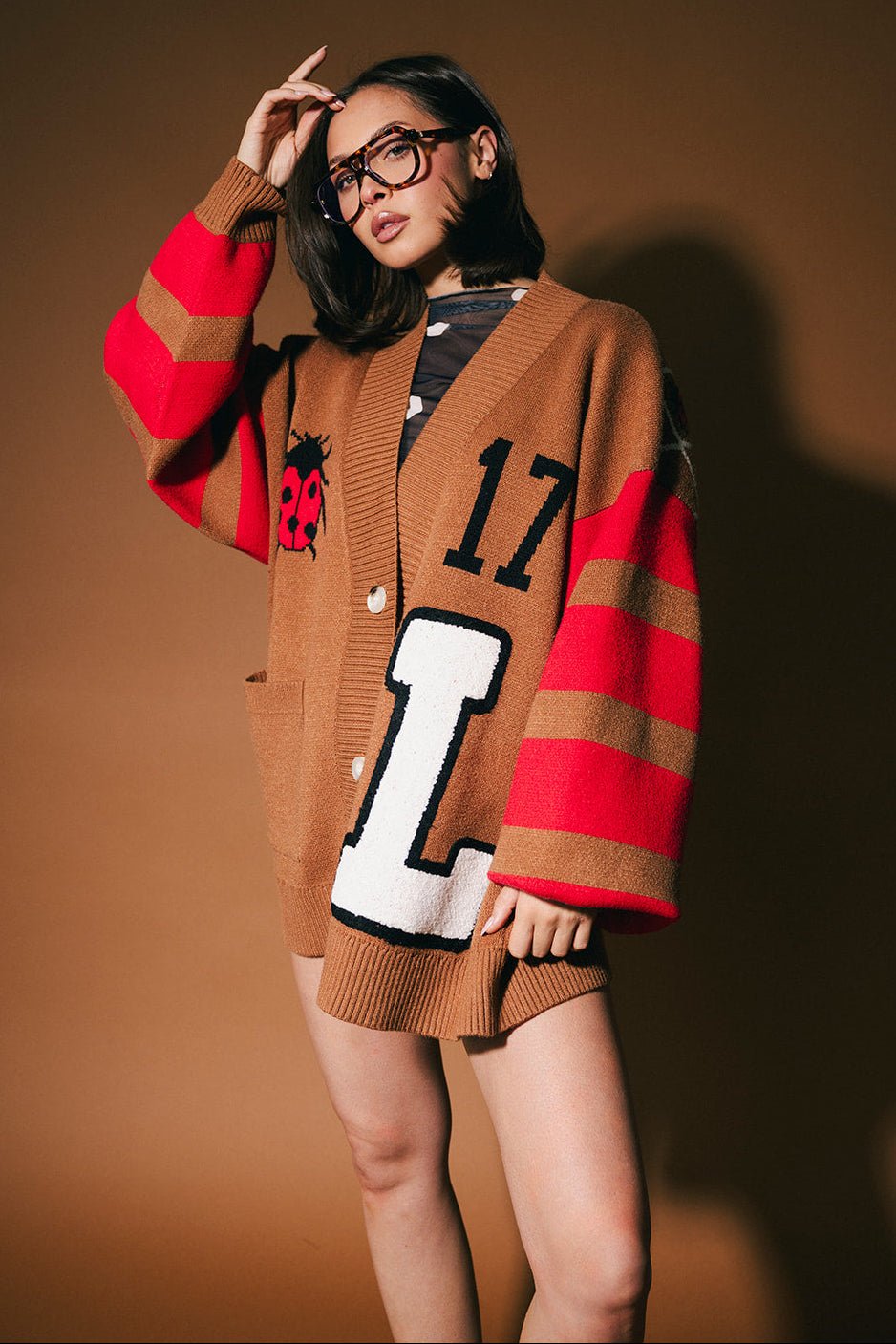 Lady Luck Varsity Cardigan - Dressed in Lala