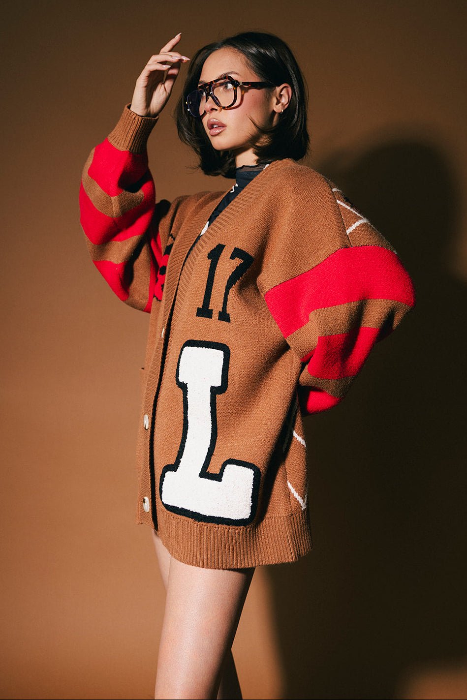 Lady Luck Varsity Cardigan - Dressed in Lala