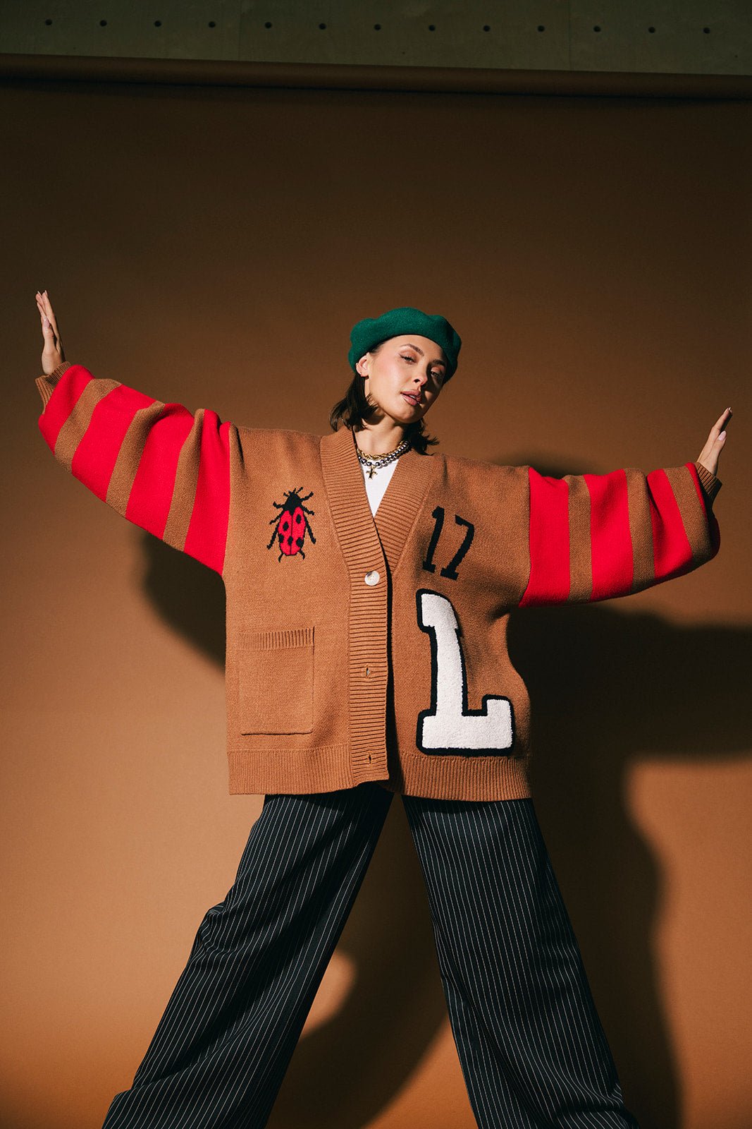 Lady Luck Varsity Cardigan - Dressed in Lala