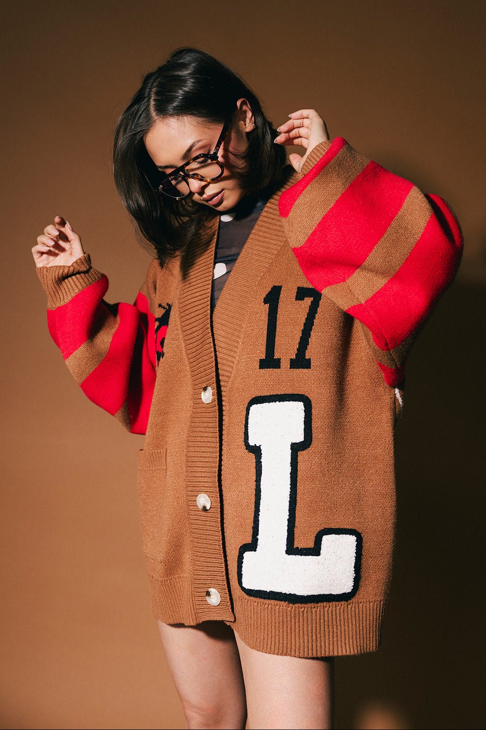 Lady Luck Varsity Cardigan - Dressed in Lala