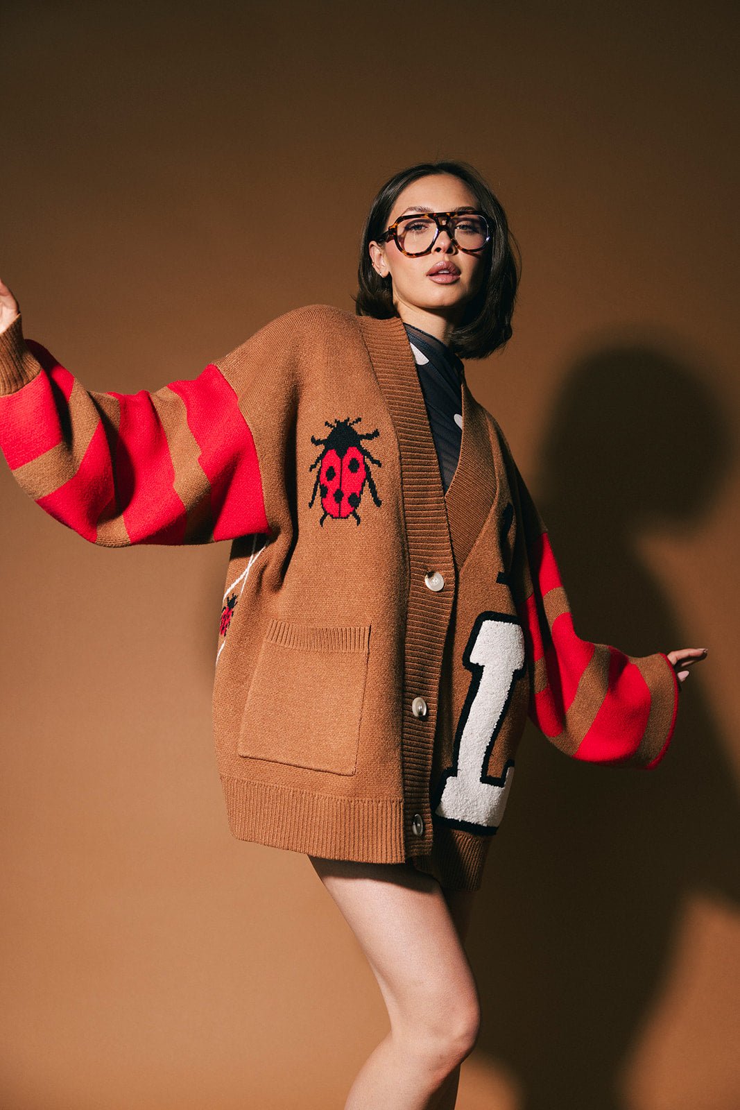 Lady Luck Varsity Cardigan - Dressed in Lala