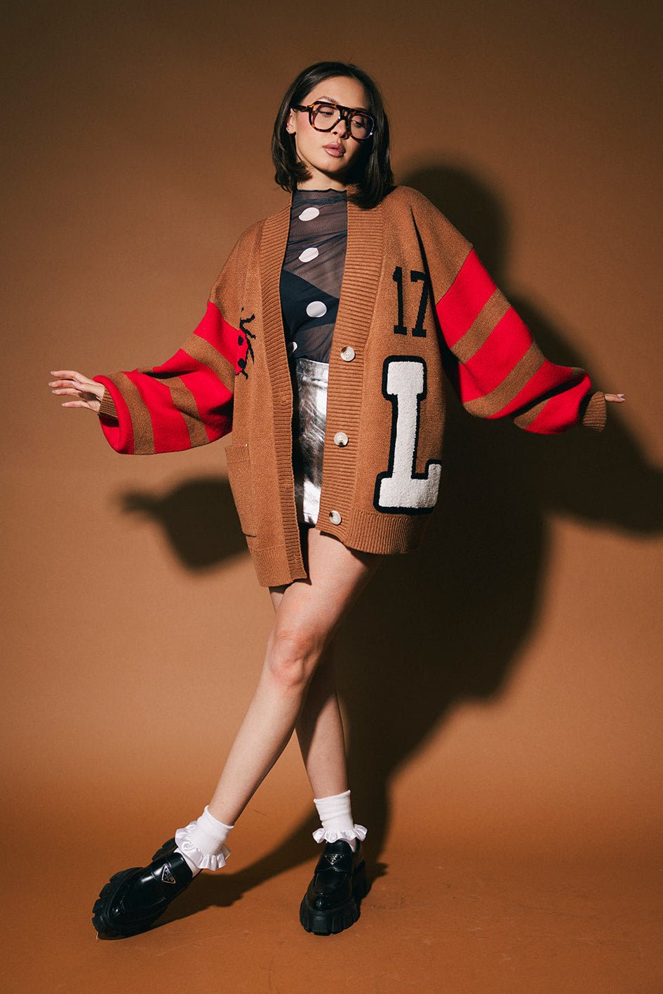 Lady Luck Varsity Cardigan - Dressed in Lala