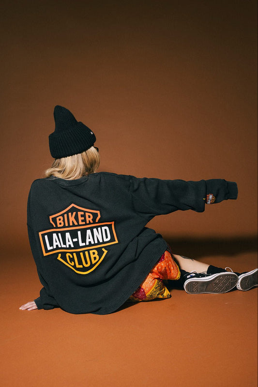 Lala Biker Club Oversized Thermal - Dressed in Lala