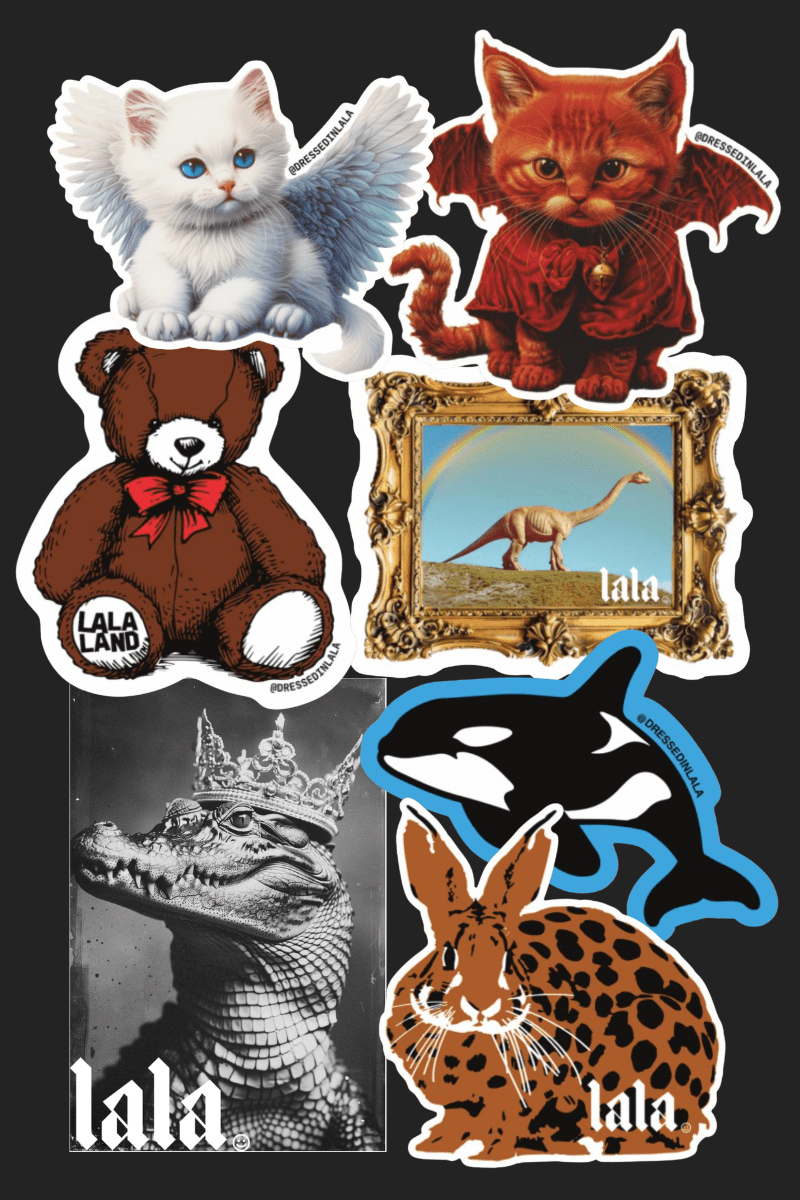 Lala Creatures Sticker Pack - Dressed in Lala