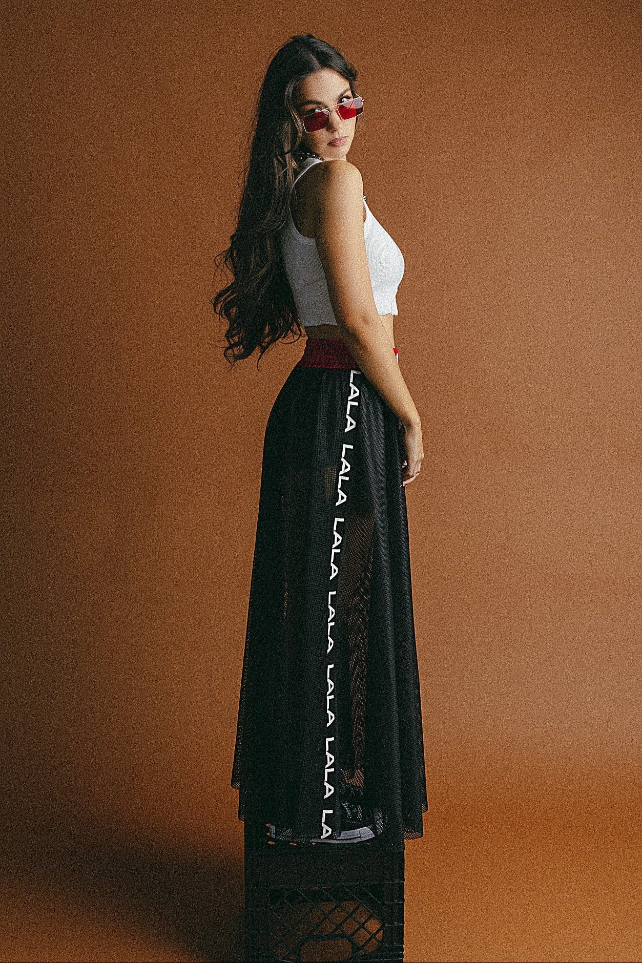 Lala Knockout Mesh Maxi Skirt - Dressed in Lala