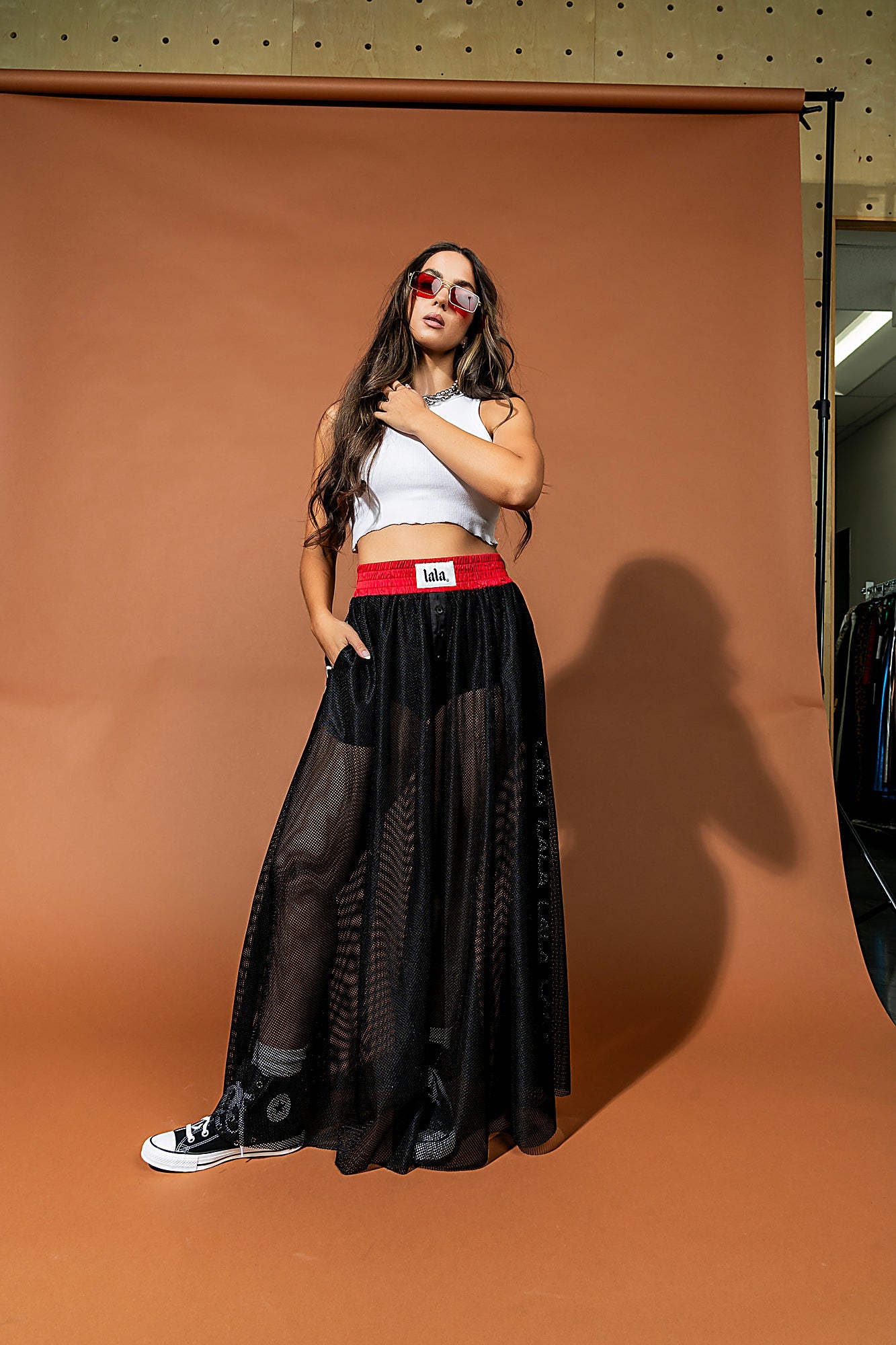 Lala Knockout Mesh Maxi Skirt - Dressed in Lala