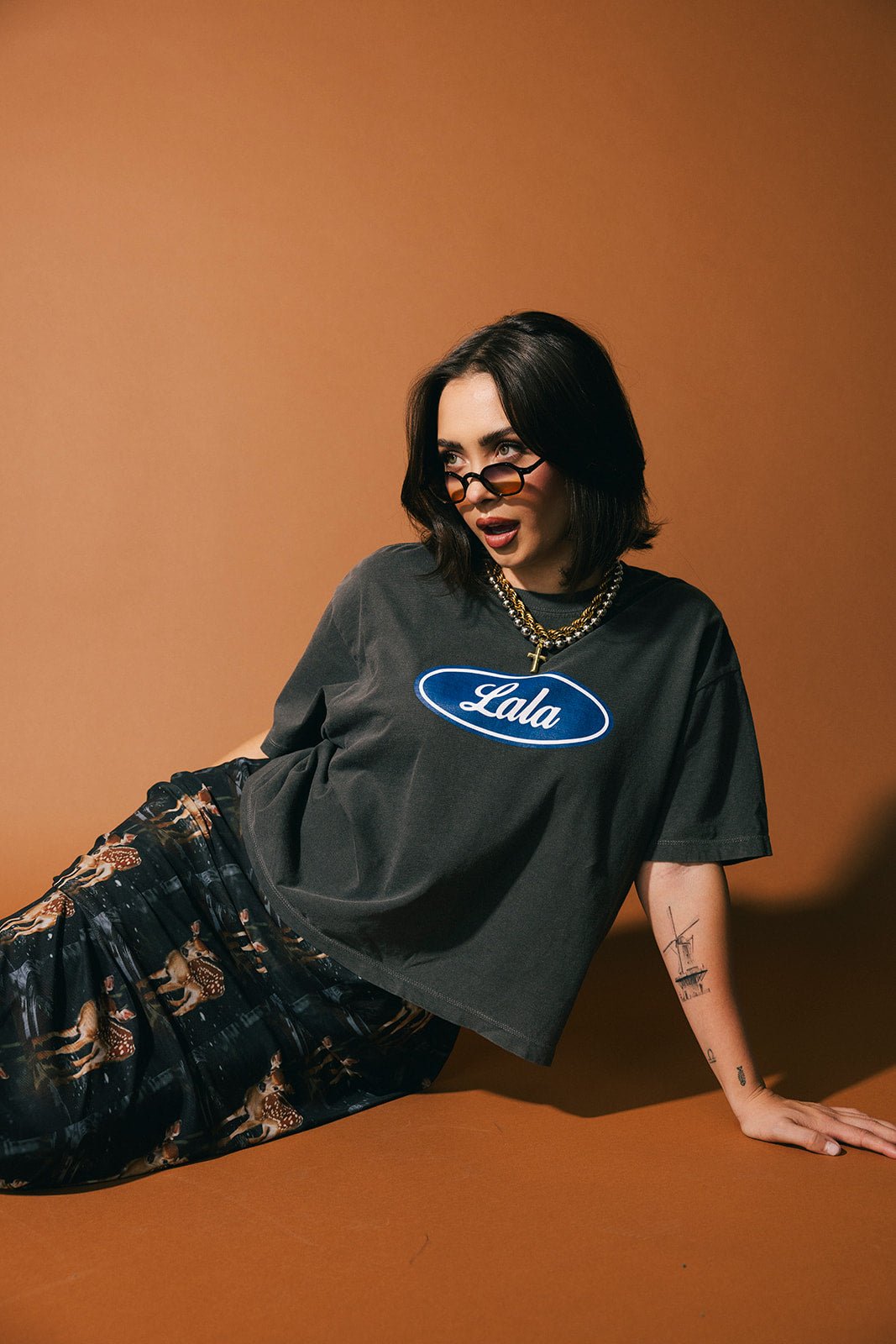 Lala Motors Boxy Tee - Dressed in Lala
