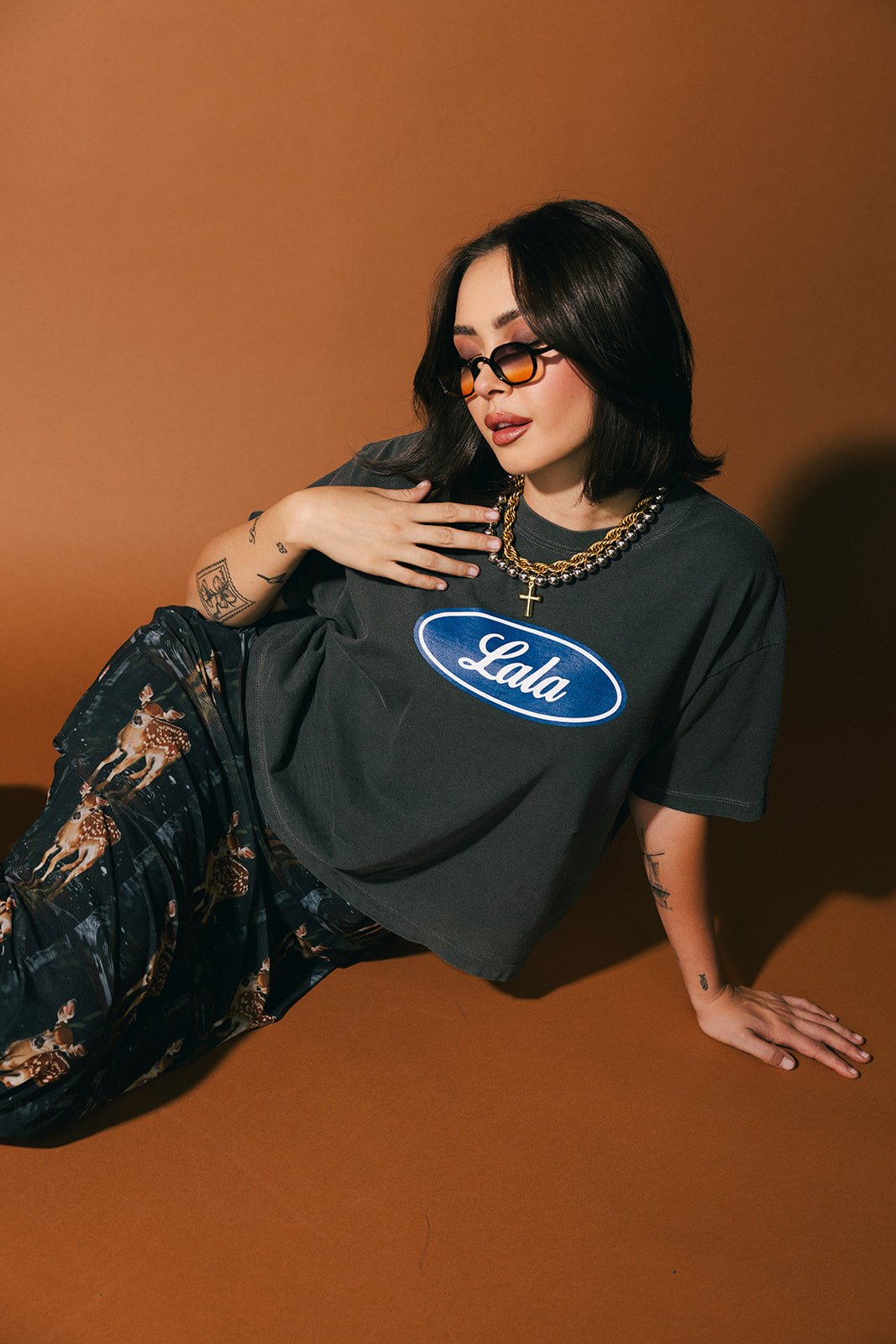 Lala Motors Boxy Tee - Dressed in Lala
