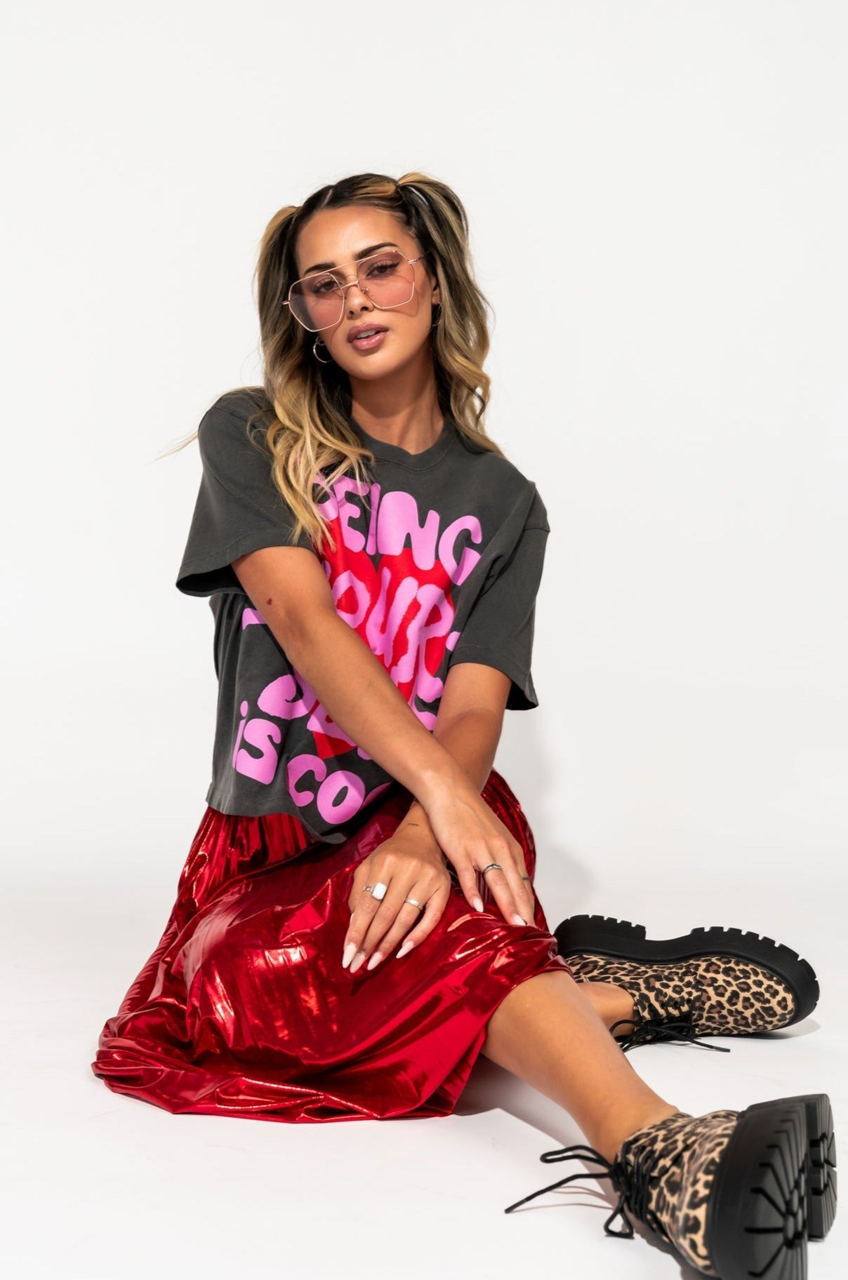LALA ORIGINAL: Being Yourself Is Cool Tee - Dressed in Lala