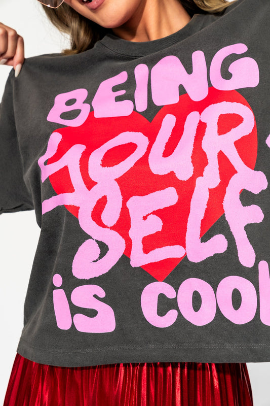 LALA ORIGINAL: Being Yourself Is Cool Tee - Dressed in Lala