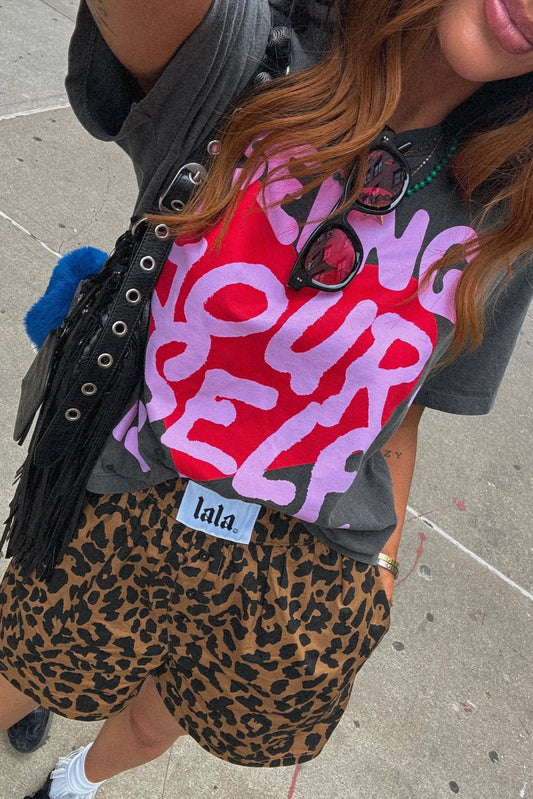 LALA ORIGINAL: Good Fortune Boxer Shorts in Leopard Lover **PREORDER** - Dressed in Lala