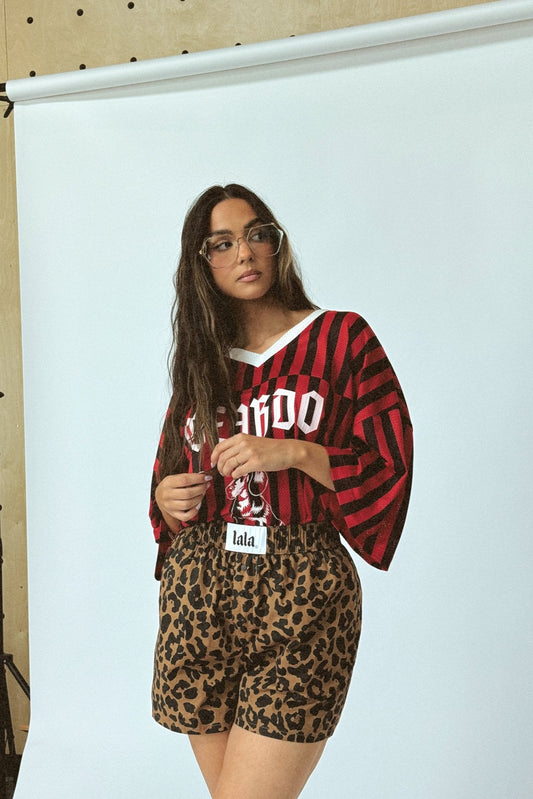 LALA ORIGINAL: Good Fortune Boxer Shorts in Leopard Lover **PREORDER** - Dressed in Lala