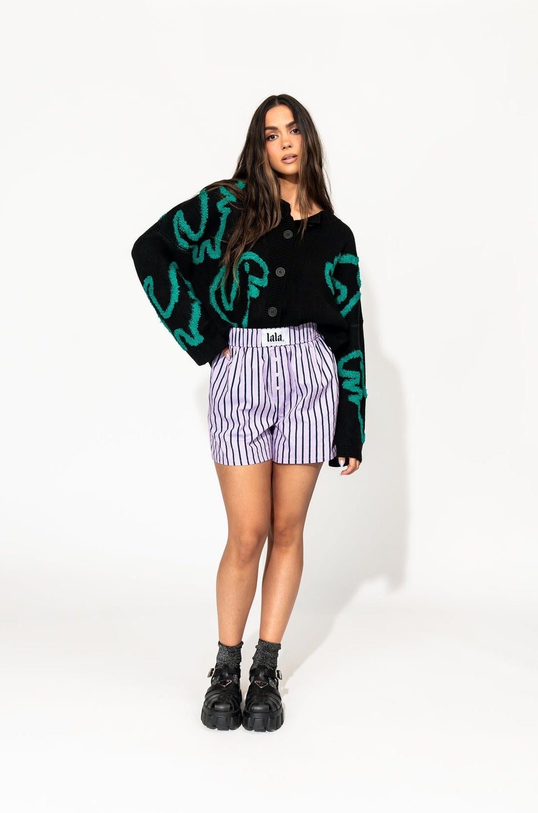 LALA ORIGINAL: Good Fortune Boxer Shorts in Magical Creature - Dressed in Lala