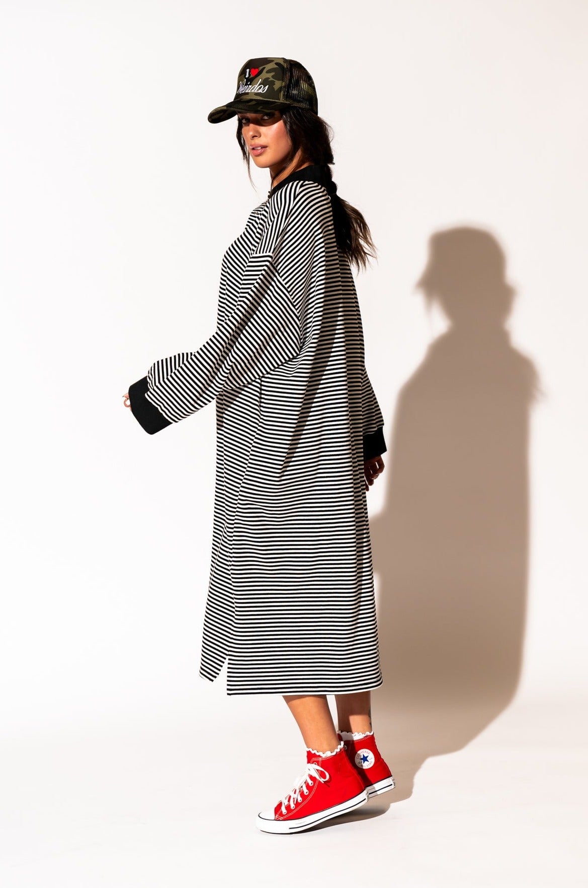 LALA ORIGINAL: Lalaland University Oversized Polo Dress - Dressed in Lala