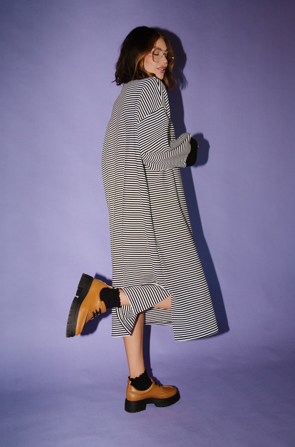 LALA ORIGINAL: Lalaland University Oversized Polo Dress - Dressed in Lala