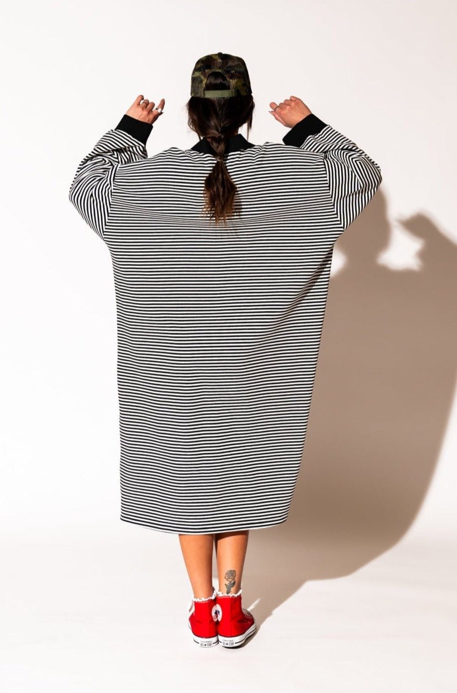 LALA ORIGINAL: Lalaland University Oversized Polo Dress - Dressed in Lala