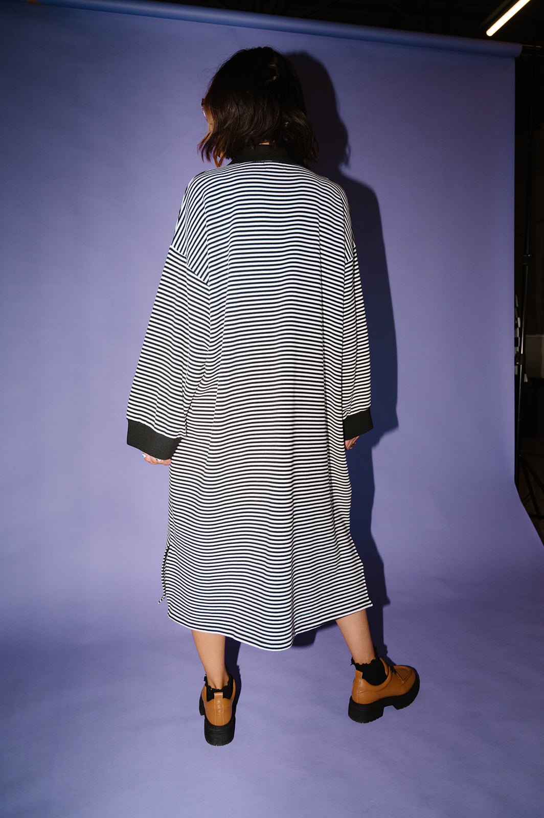 LALA ORIGINAL: Lalaland University Oversized Polo Dress - Dressed in Lala