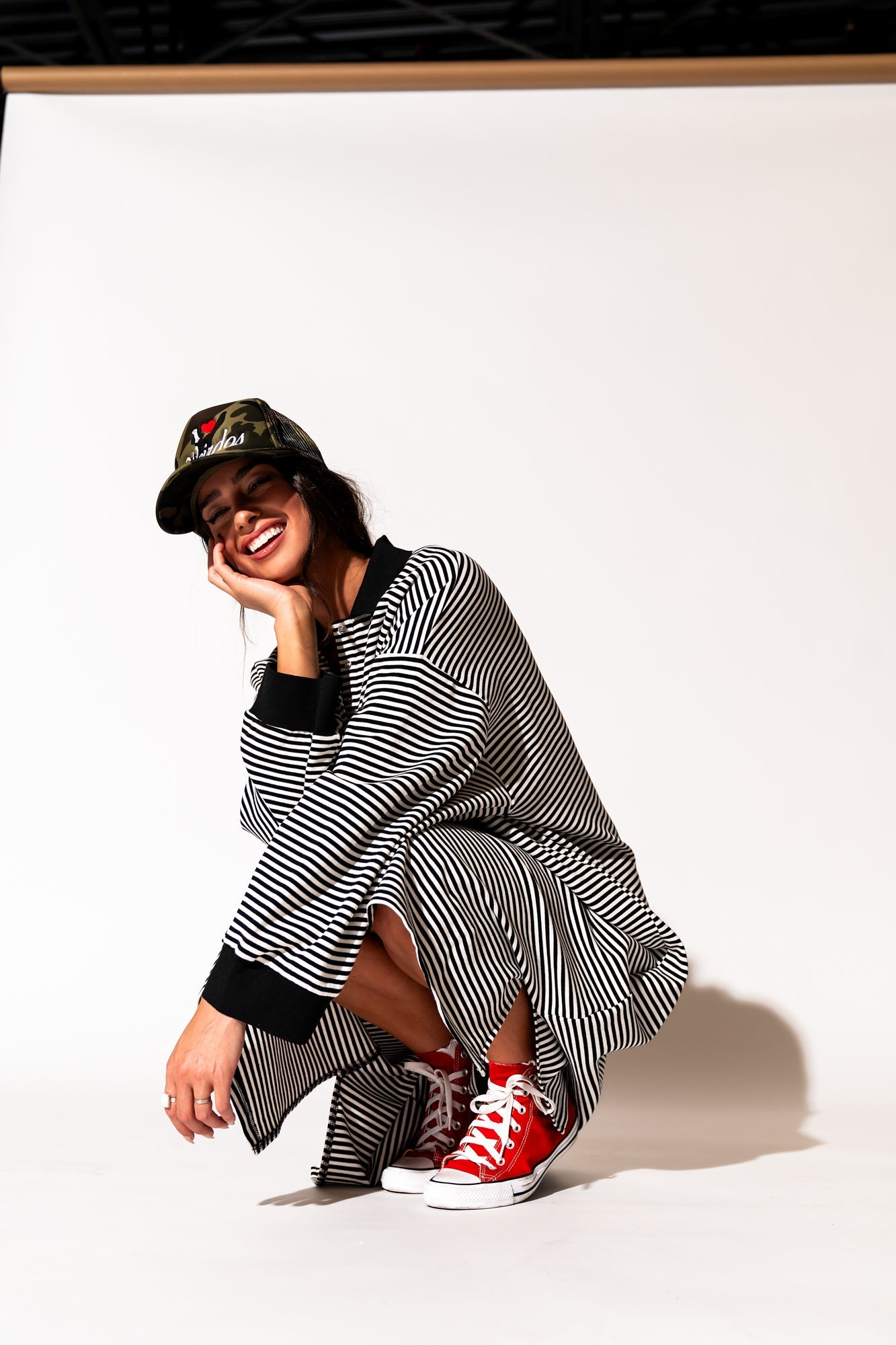 LALA ORIGINAL: Lalaland University Oversized Polo Dress - Dressed in Lala