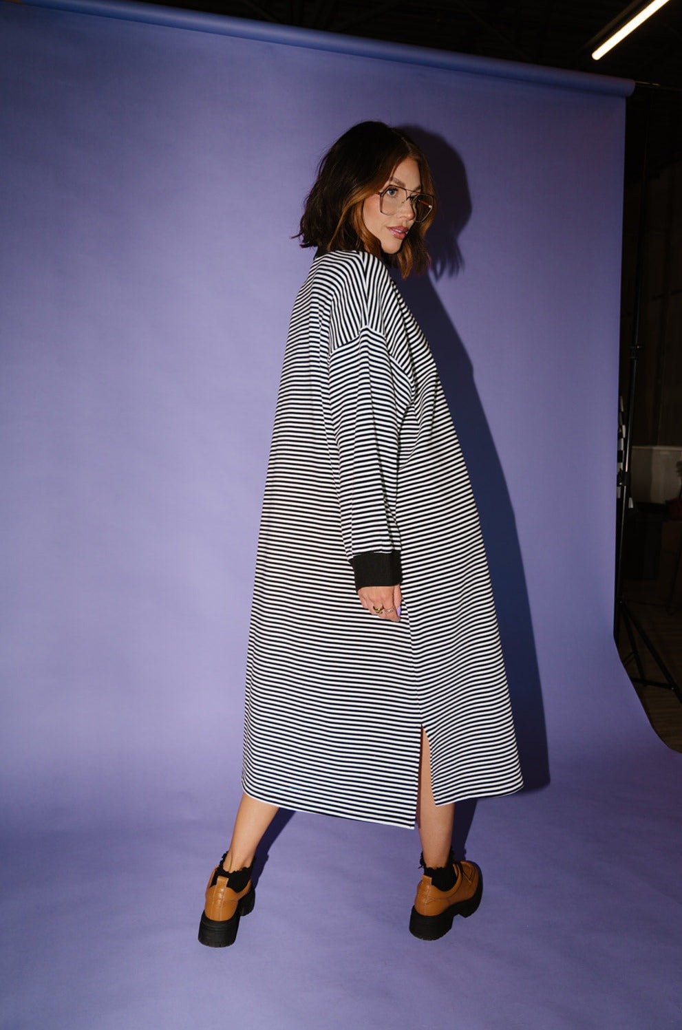 LALA ORIGINAL: Lalaland University Oversized Polo Dress - Dressed in Lala