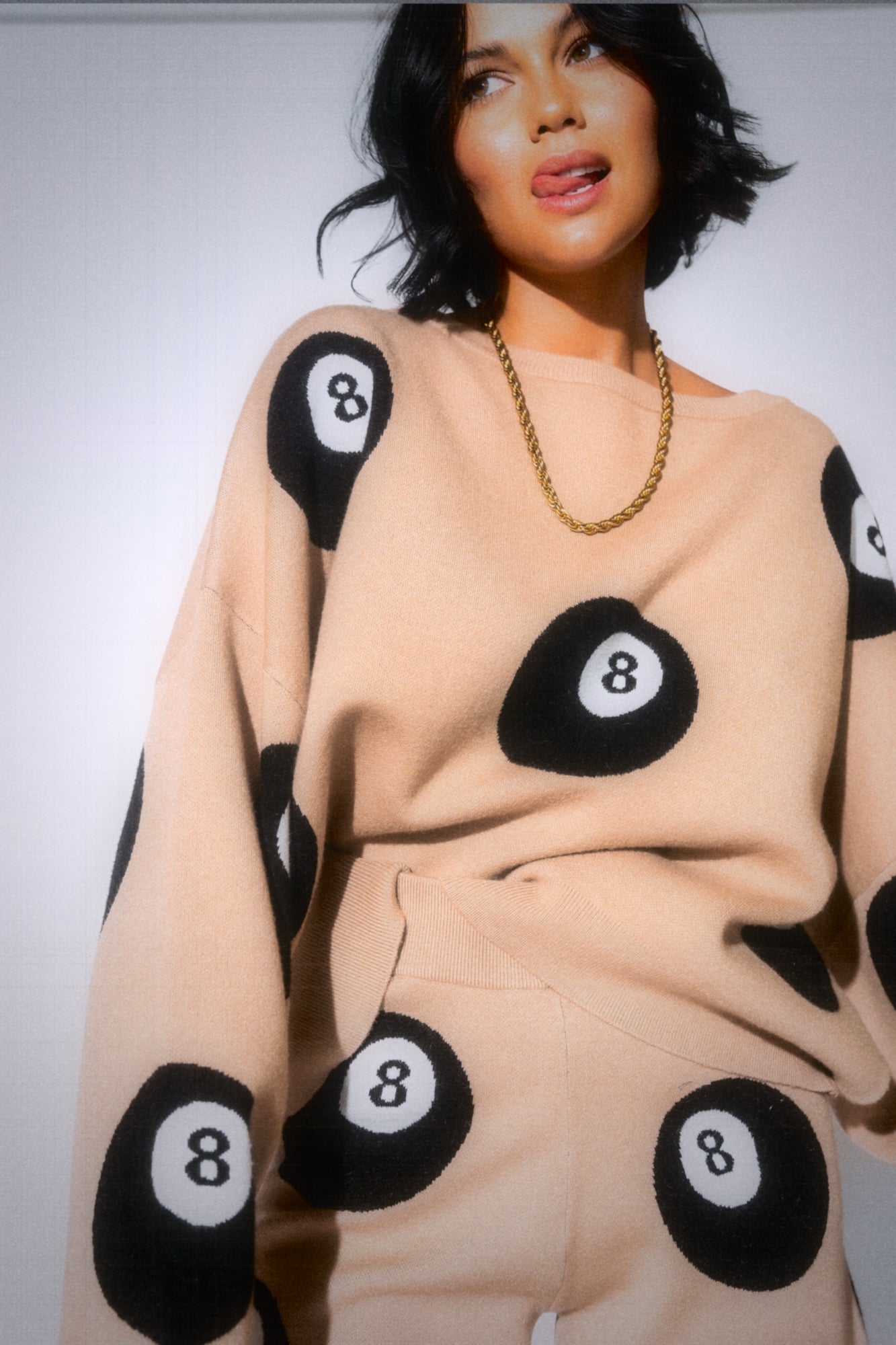 LALA ORIGINAL: Luck Is On Your Side 8-Ball Knit Set - Dressed in Lala