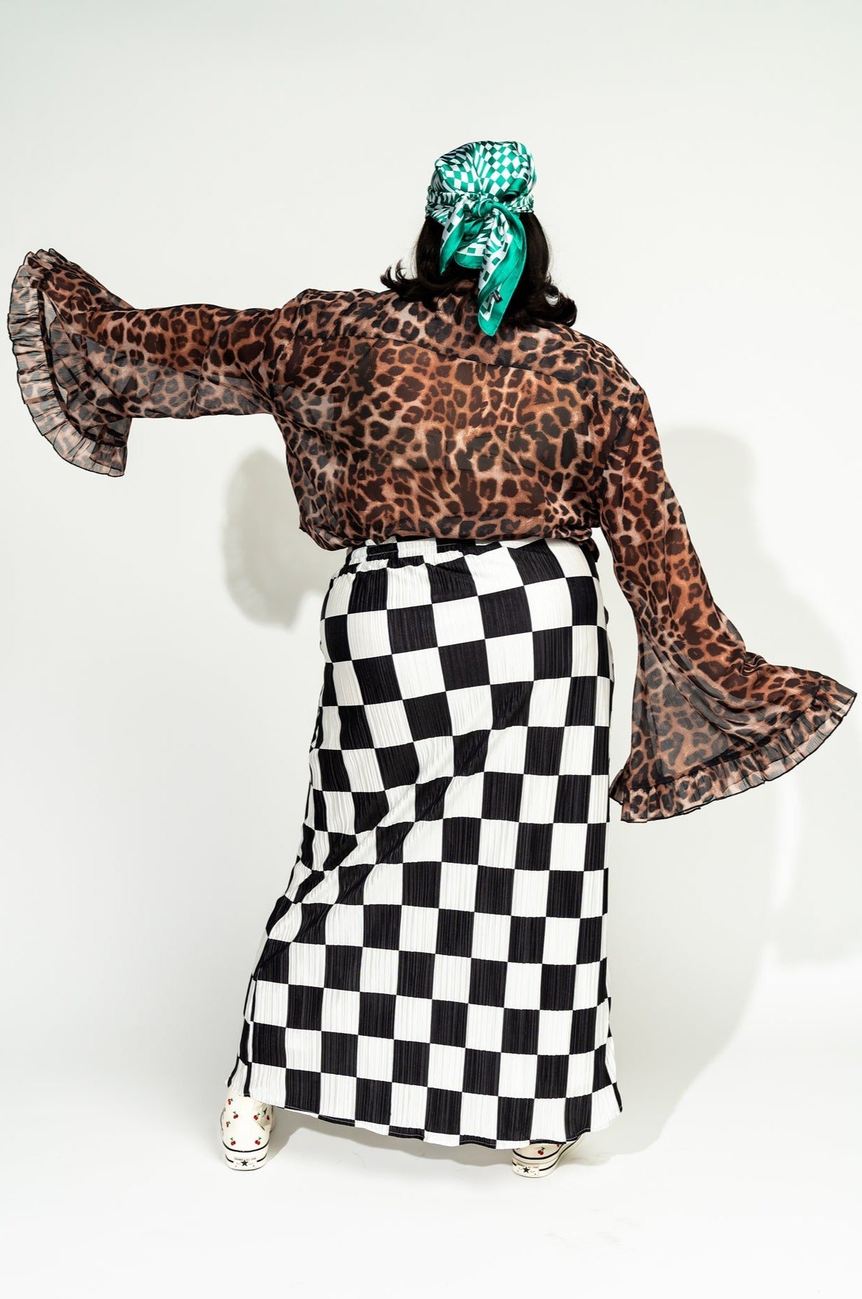 LALA ORIGINAL: She Is The Moment Cropped Button Up in Leopard - Dressed in Lala