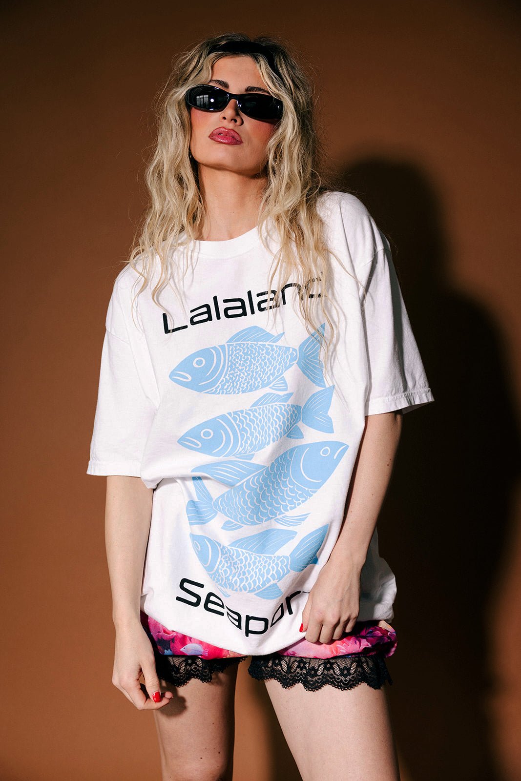 トップス lalala Lalaland Seaport Oversized Tee – Dressed in Lala