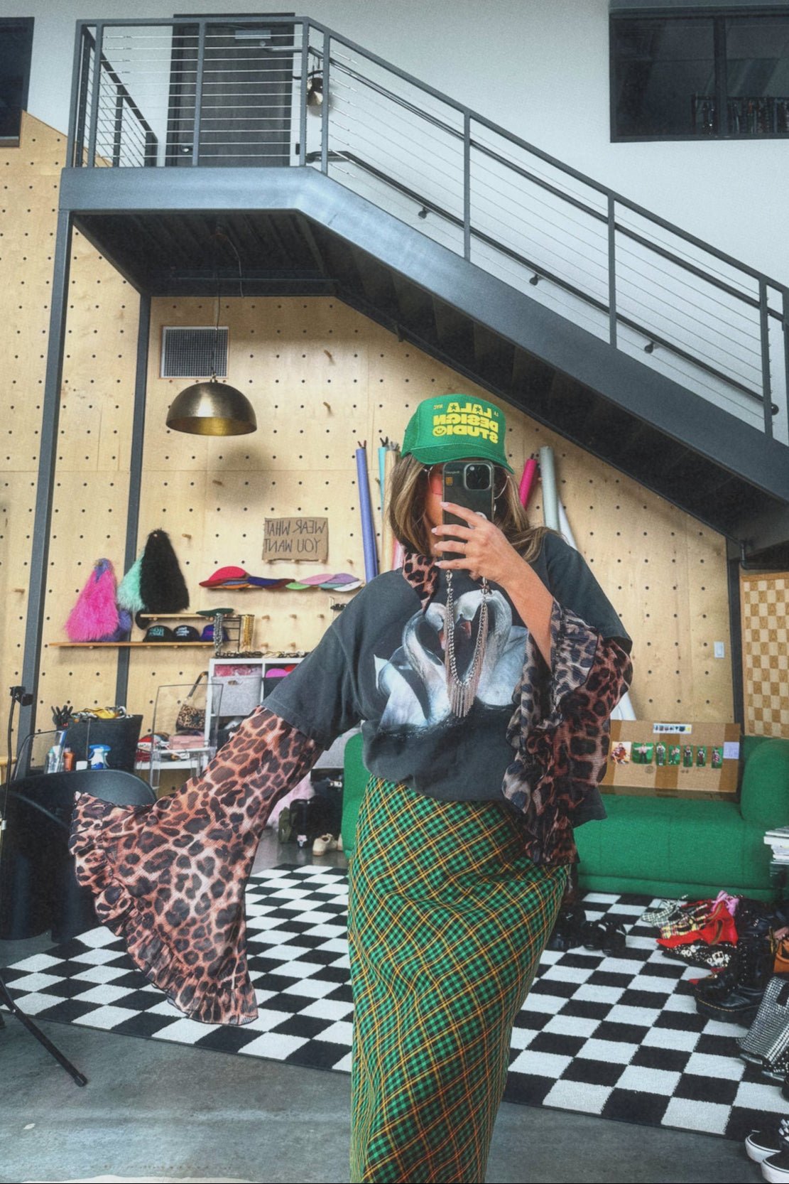 Let's Be Weirdos Together Swan Boxy Tee - Dressed in Lala