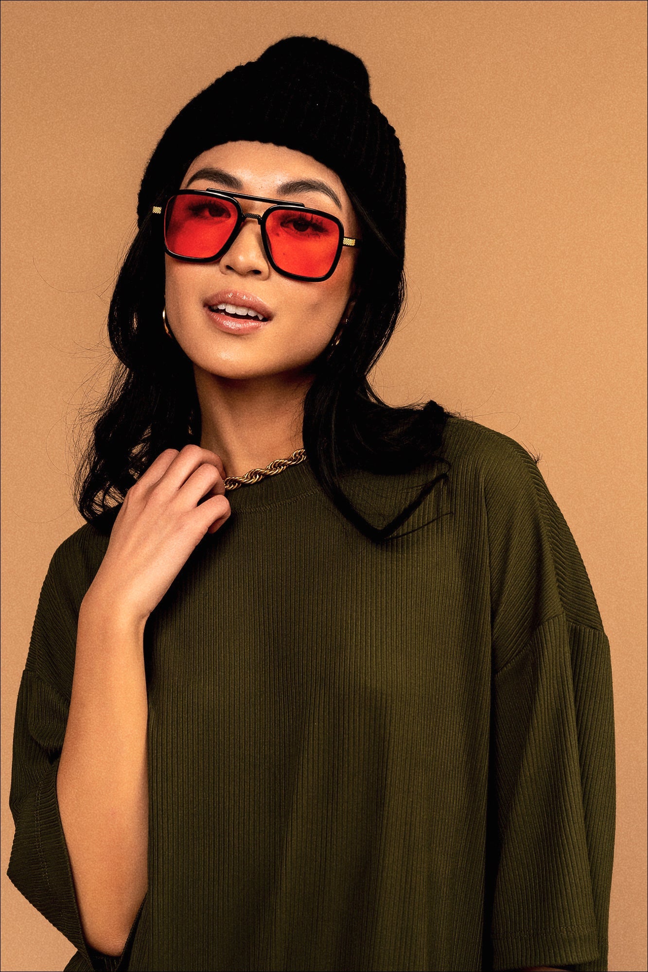 Lex Ribbed Playsuit in Olive *RESTOCKED* - Dressed in Lala