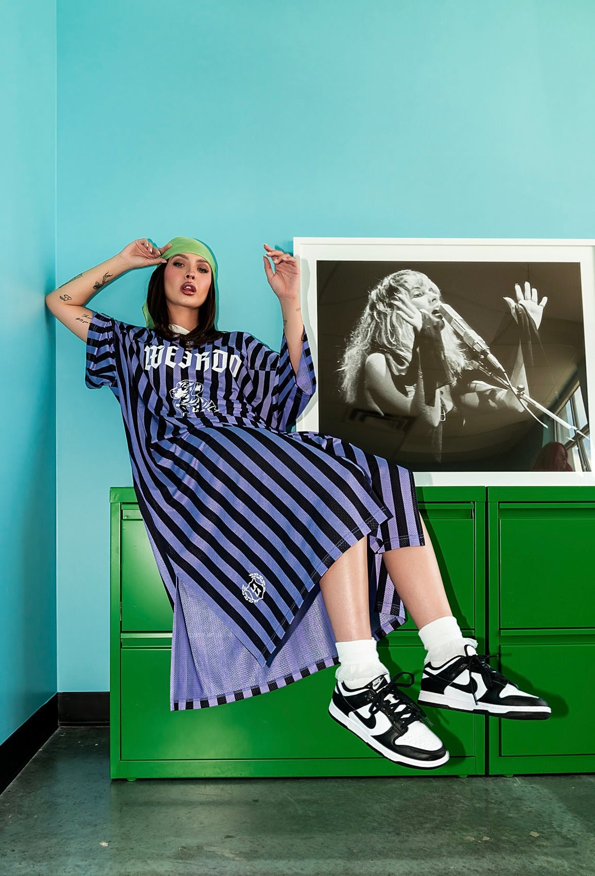 Long Live Weirdos Jersey Dress - Dressed in Lala