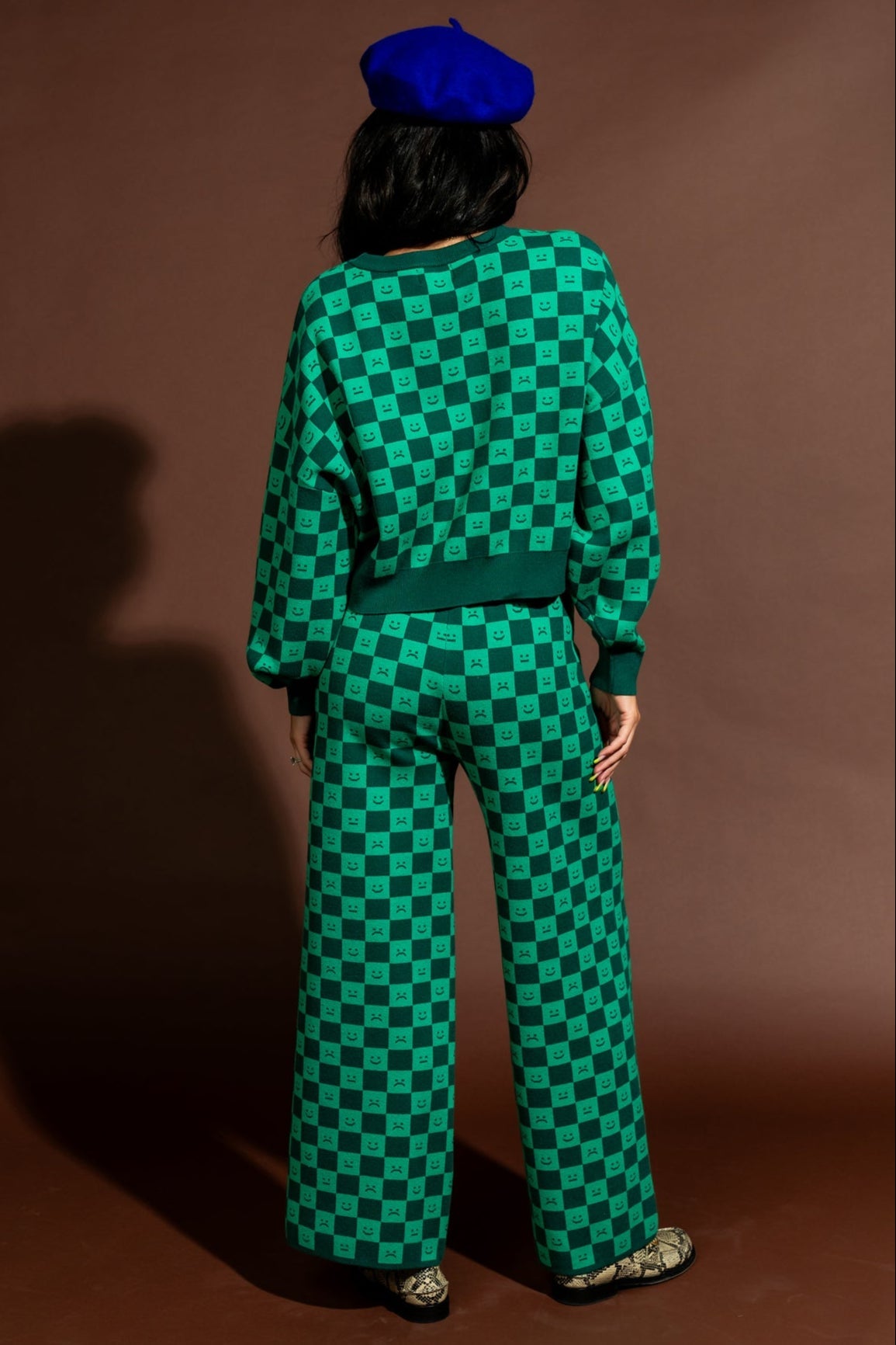 Lots of Feelings Checkerboard Knit Set - Dressed in Lala