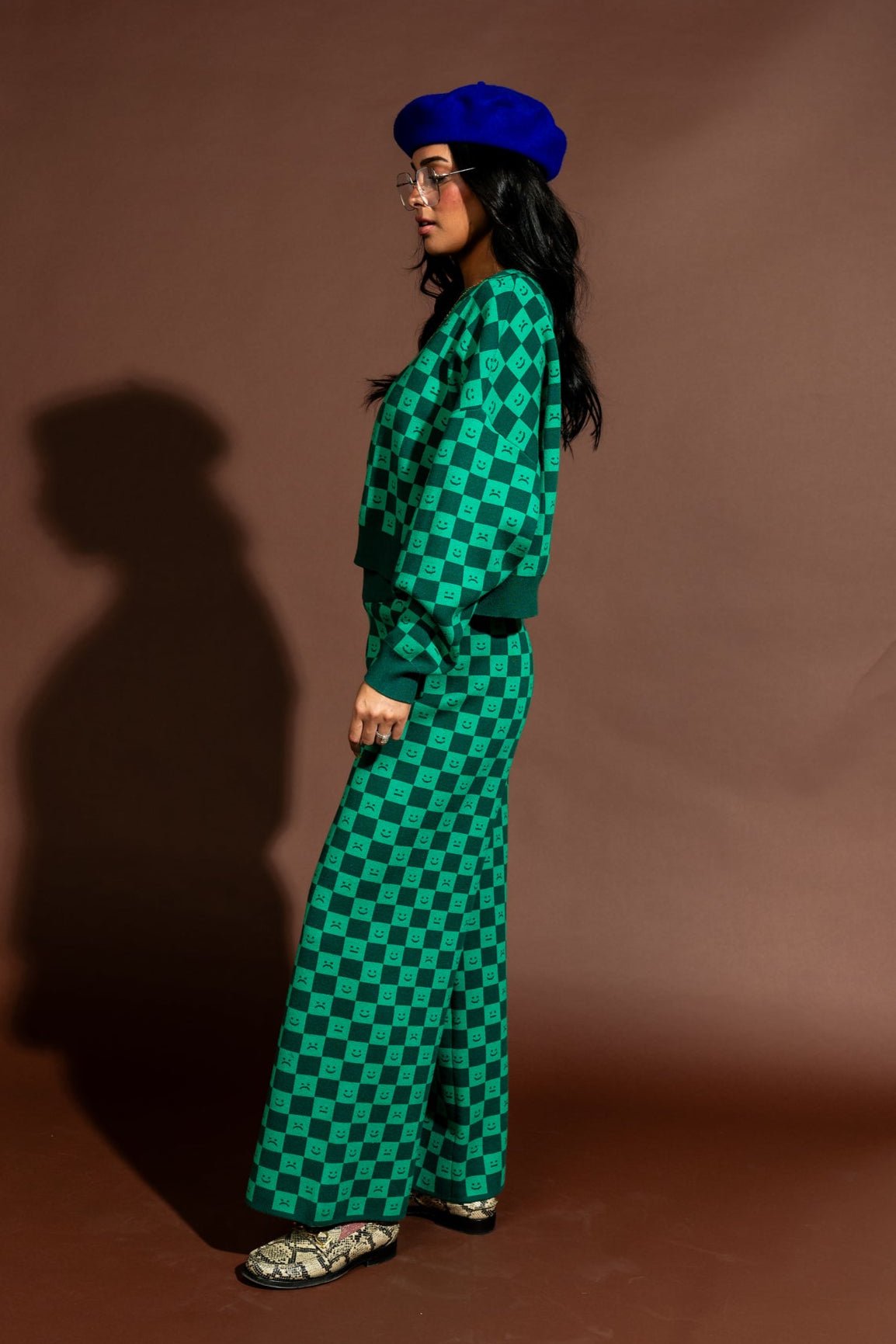 Lots of Feelings Checkerboard Knit Set - Dressed in Lala