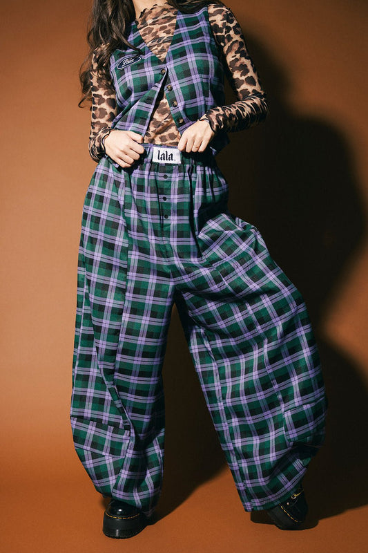 Love Letter Barrel Leg Trouser Pants - Dressed in Lala