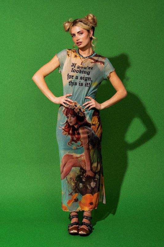 Mad About You Mesh Dress + Slip in Fairy Dust - Dressed in Lala