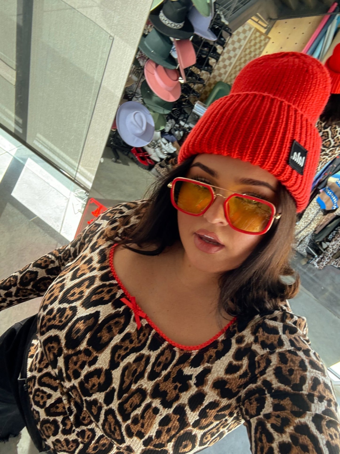 Mama Muse Square Neck Top in Leopard - Dressed in Lala