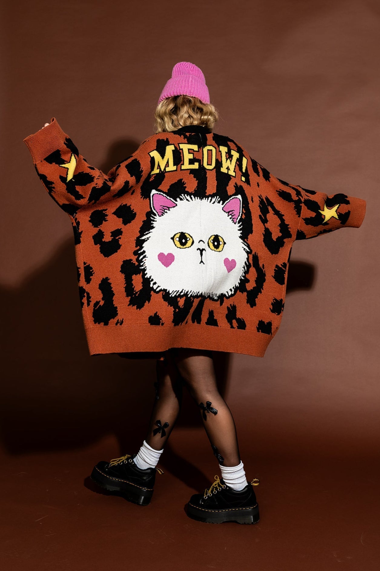 Oversized Leopard Cardigan Oversized Cheeta Cardigan Together