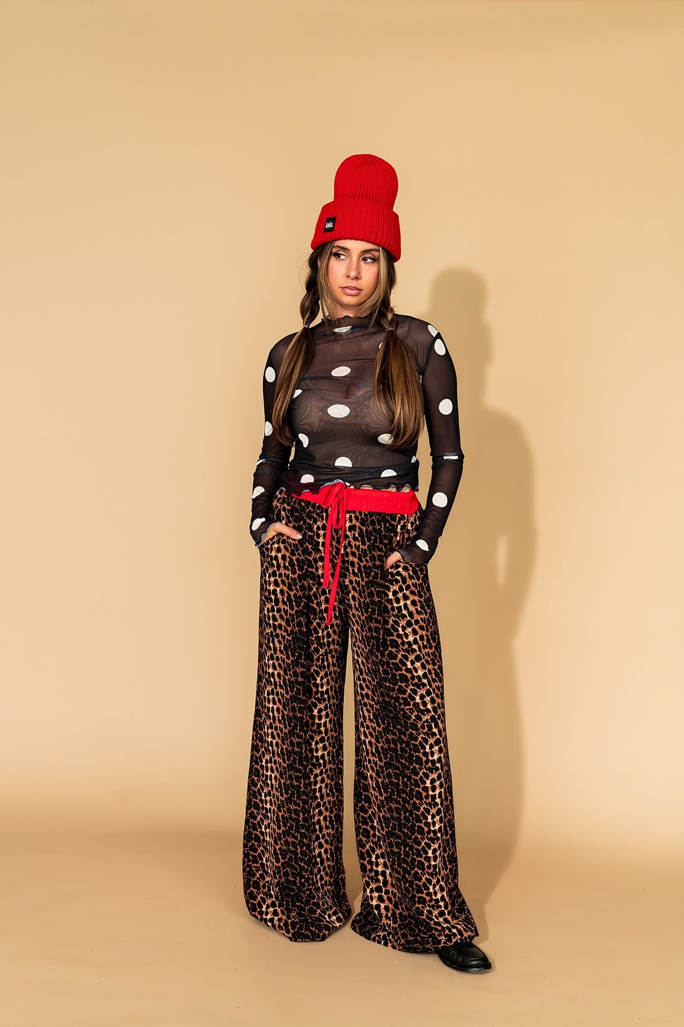 Mesh Top in Classic Polka Dot - Dressed in Lala