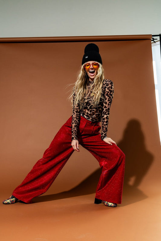 Mesh Top in Leopard Lady - Dressed in Lala