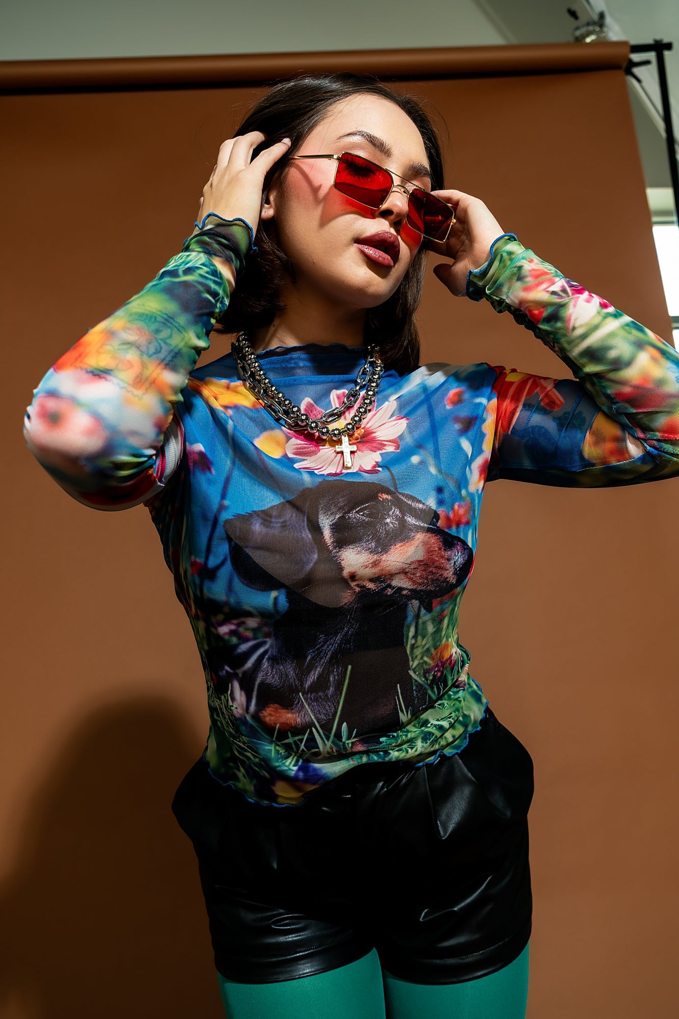 Mesh Top in Walter The Wiener Dog - Dressed in Lala